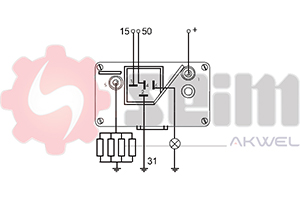 Relais de préchauffage 105600