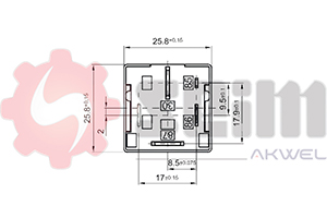 Relais de préchauffage 105630